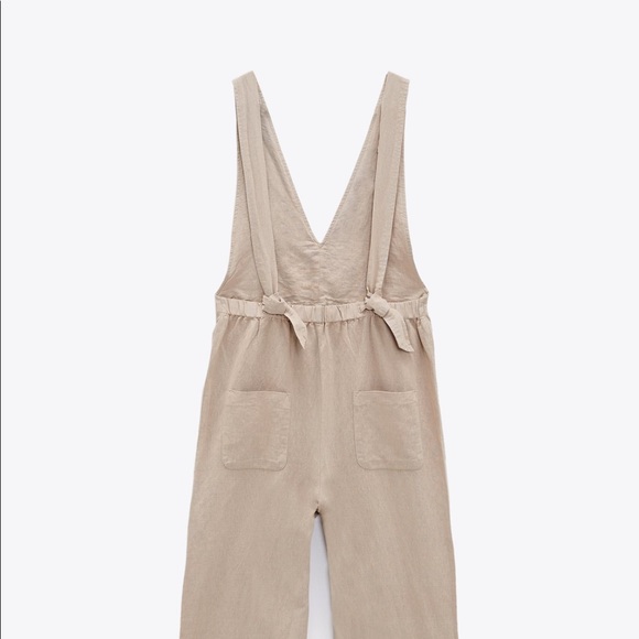 COPY - COPY - NWOT Zara Linen Blend Jumpsuit - Picture 8 of 10